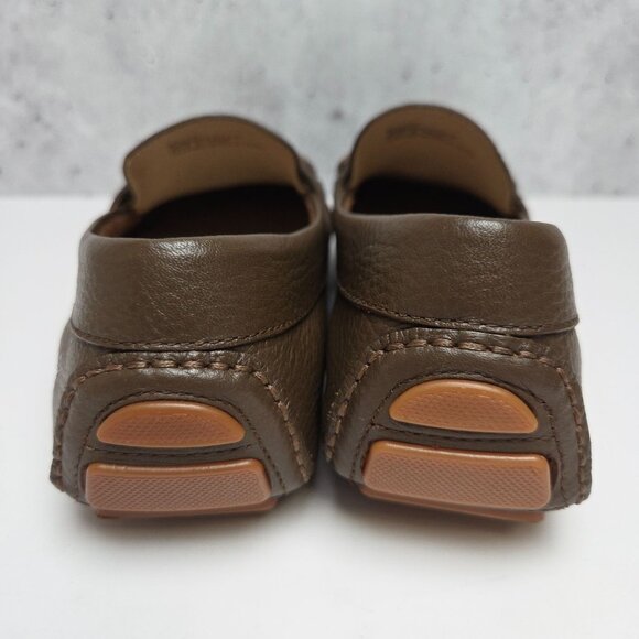 Tommy Bahama Brown Leather Driving Loafers Ballast Size Mens 8.5 - Picture 8 of 10
